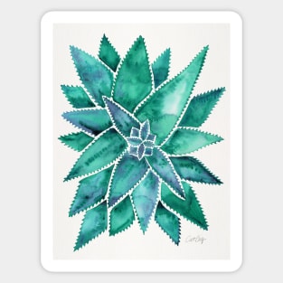 Turquoise Aloe Vera Sticker